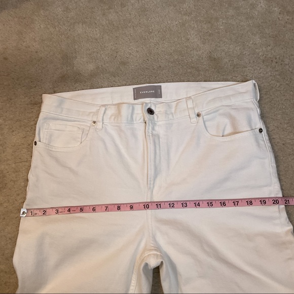 Everlane High Waist Ankle Jeans White Size 16 (33) - Picture 10 of 13